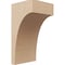 Ekena Millwork 6"W x 6"D x 12"H Wide Stockport Rough Cedar Woodgrain TimberThane Corbel, Primed Tan CORUR06X06X12STORCPR - alternate 1